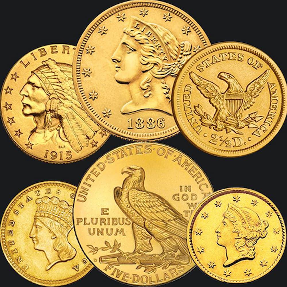 Numismatic Gold Coins from the United States