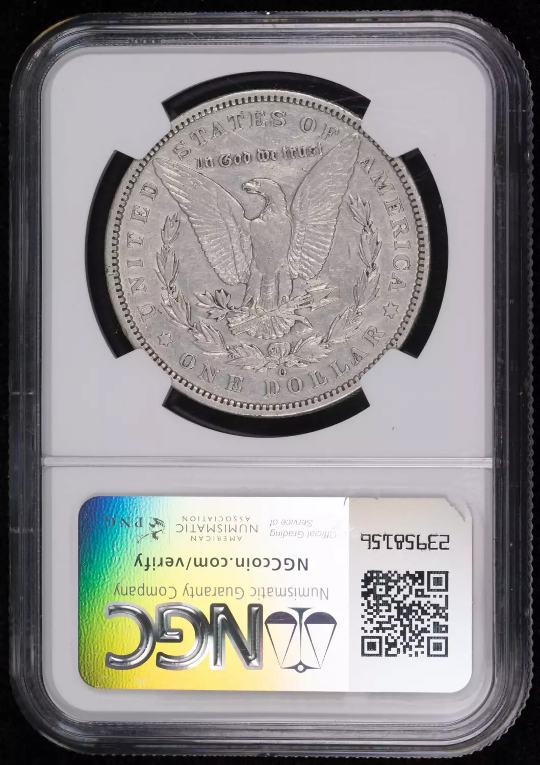 1895 O Morgan Silver Dollar NGC VF Details