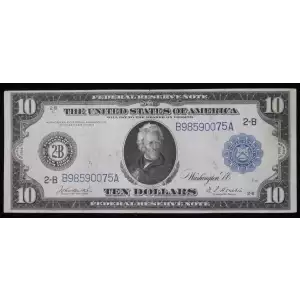 $10 1914 Red Seal Federal Reserve Notes 910