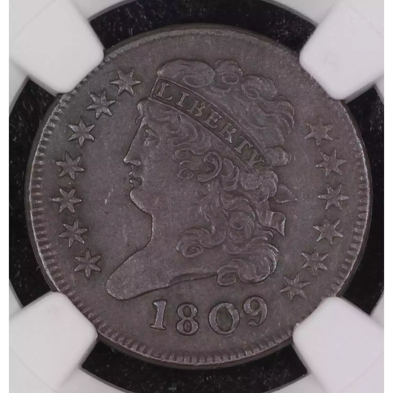 1809 Half Cents Classic Head 1809 - 36 NGC AU-53 BN - Hertel's Coins Inc.