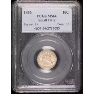 1856 10C Small Date
