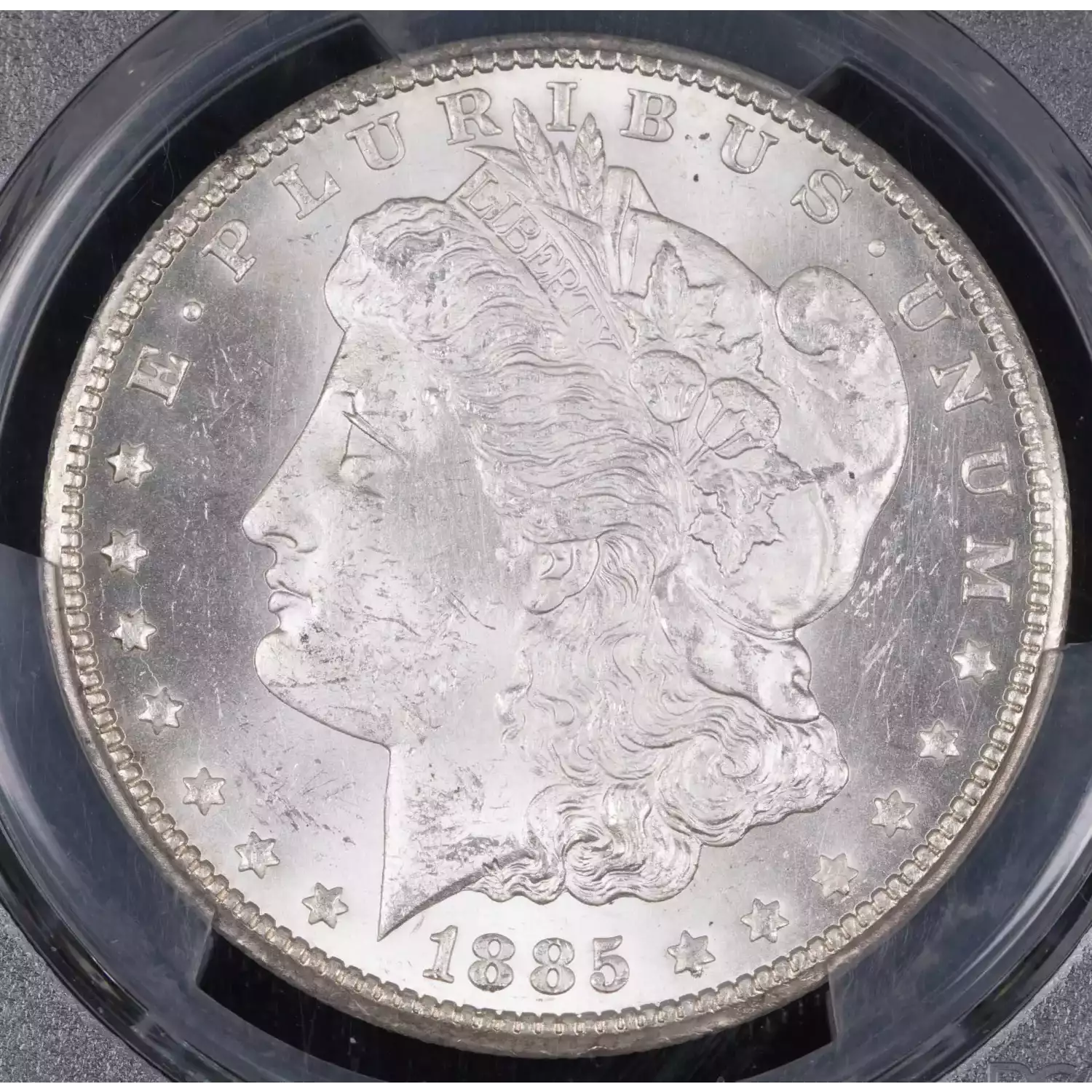 1885-CC Morgan Silver Dollar PCGS MS-63 - Hertel's Coins Inc.