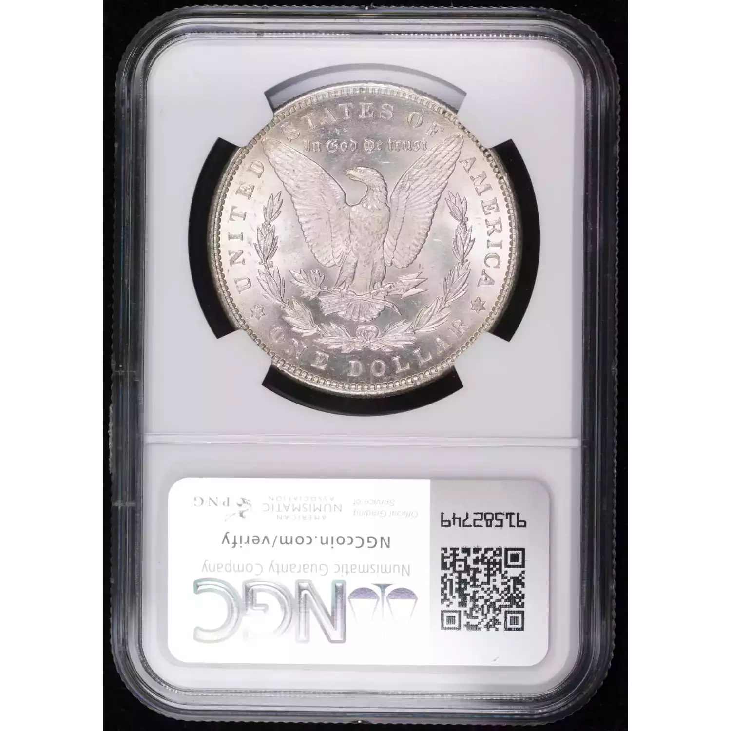 1891 Morgan Silver Dollar NGC MS-62 - Hertel's Coins Inc.