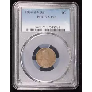 1909-S VDB 1C, BN