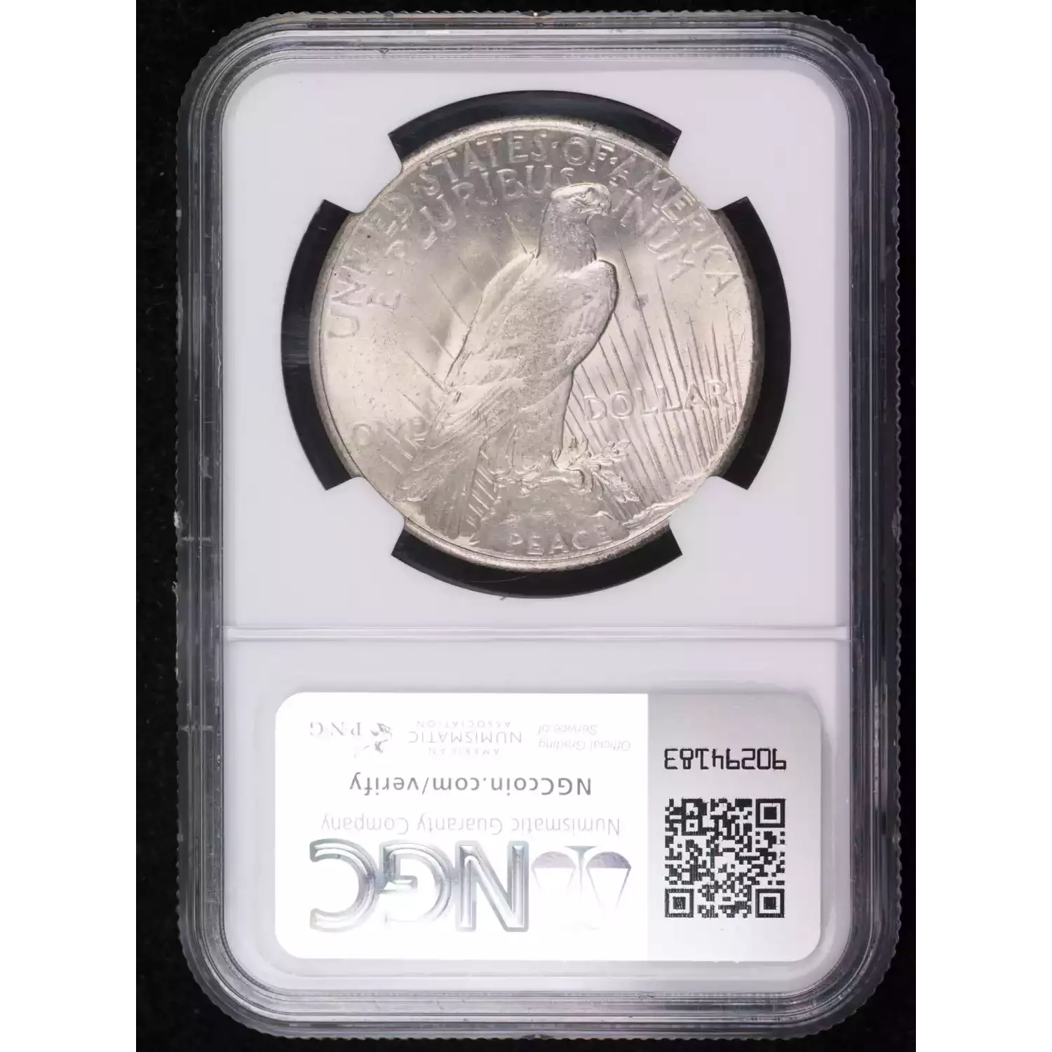 1928 Peace Silver Dollar NGC MS-62 - Hertel's Coins Inc.