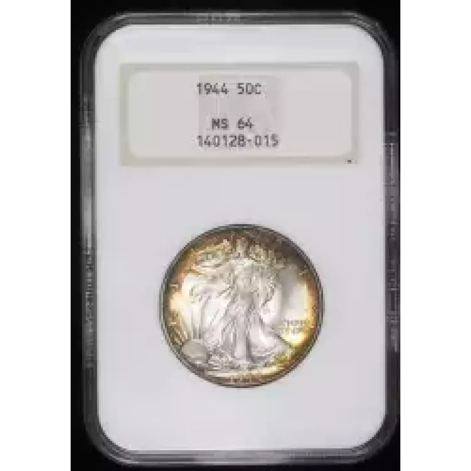 1944 Half Dollars Liberty Walking NGC MS-64 Fatty Holder - Hertel's ...