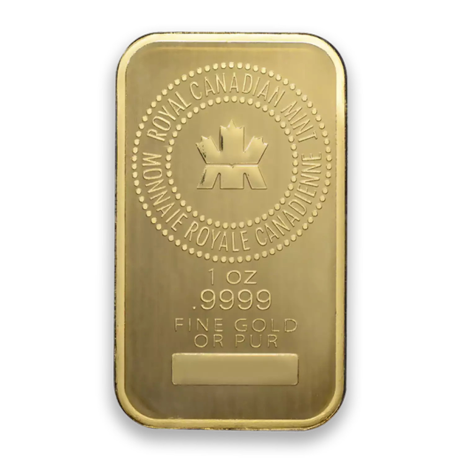 1oz Royal Canadian Mint Gold Bar