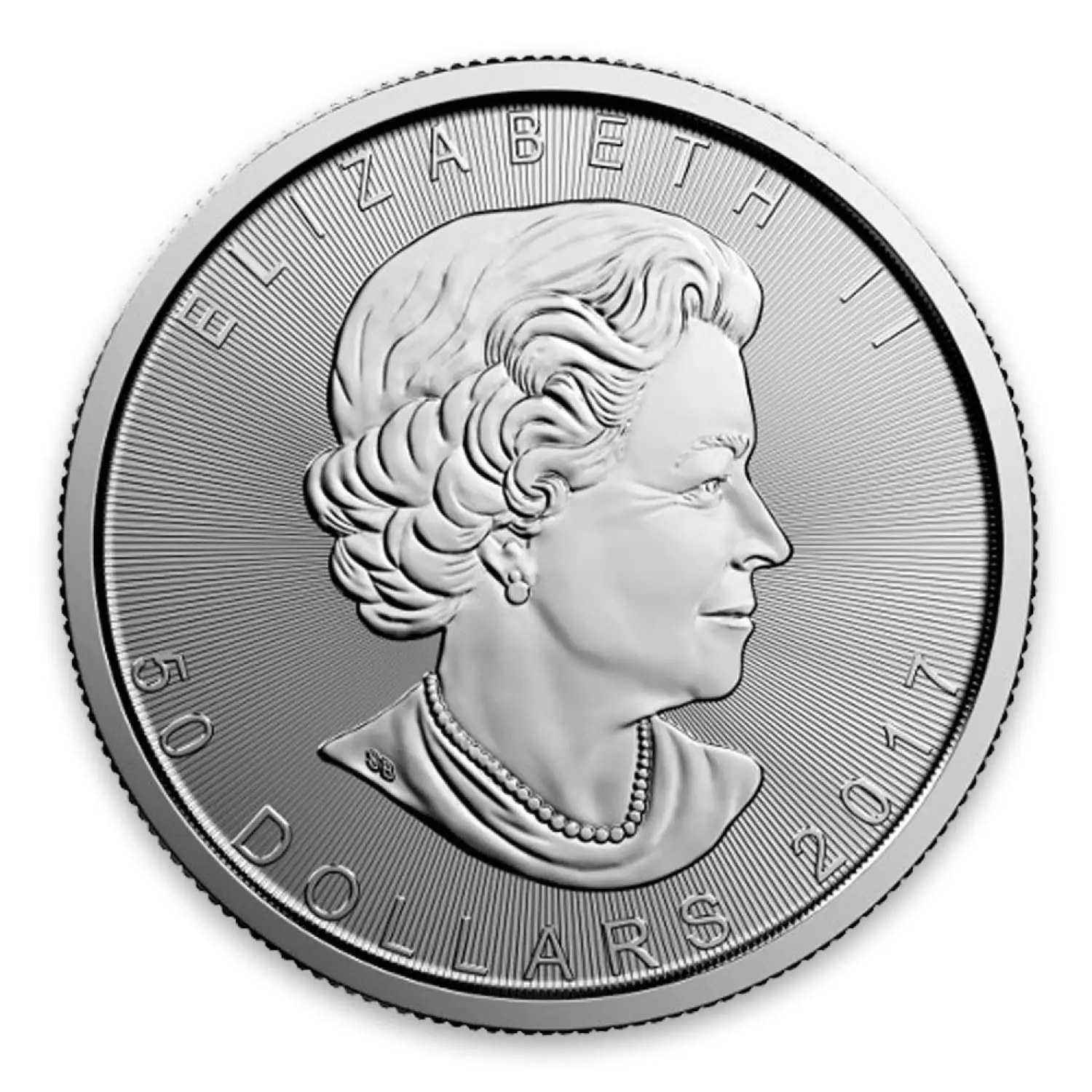 2017 1oz Canadian Platinum Maple Leaf