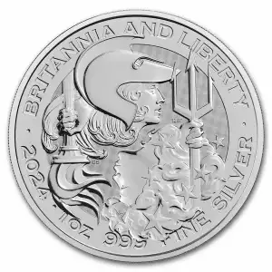 2024 GB Britannia & Liberty 1oz Silver Coin (2)
