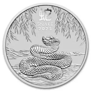 2025 1/2oz Silver Australia Lunar Snake 