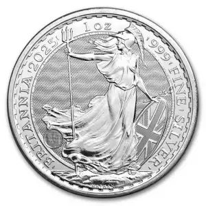 2025 1oz Silver Britannia Great Britain