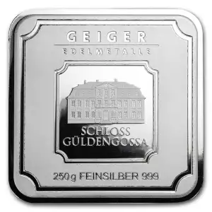 250 Gram Geiger Silver Bar