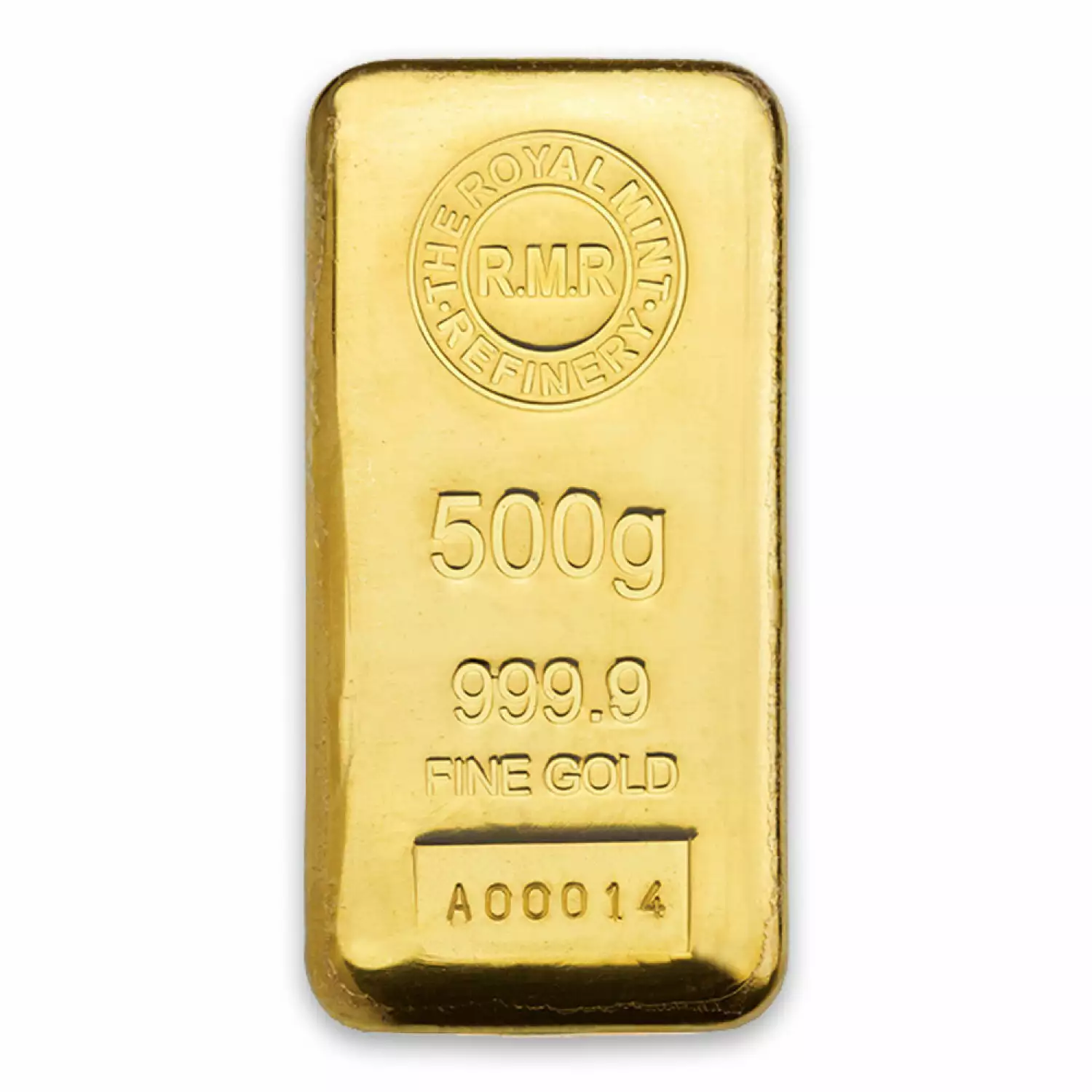 500g Royal Mint Refinery Cast Gold Bar (2)