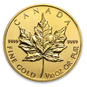 Any Year 1/10oz Canadian Gold Maple Leaf