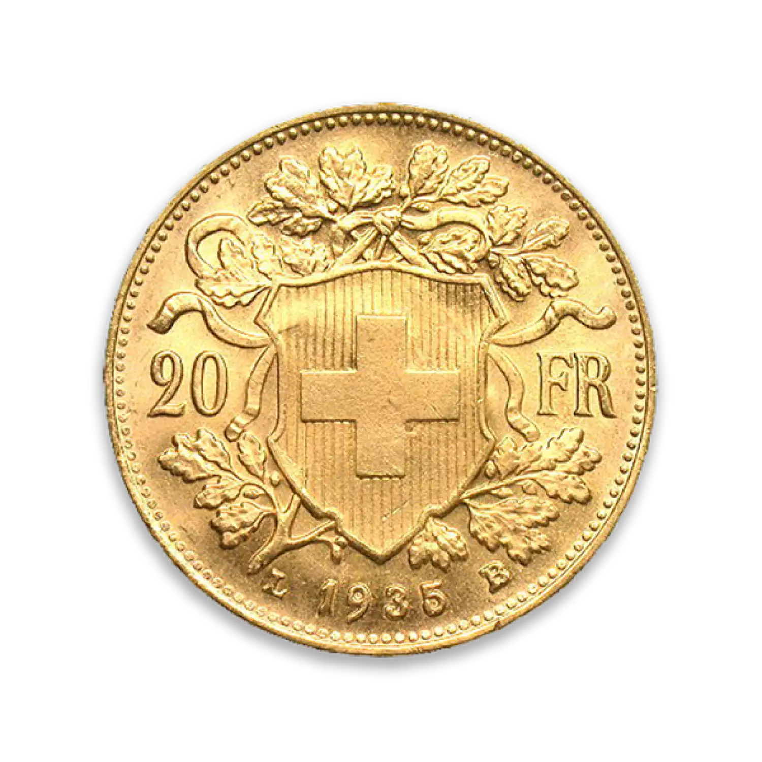 Swiss 20 Franc Gold coin - Hertel's Coins Inc.