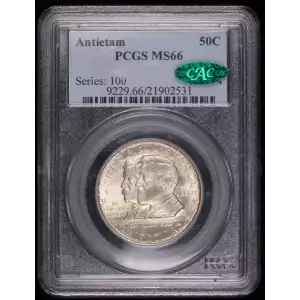 Classic Commemorative Silver--- Battle of Antietam Anniversary 1937 -Silver- 0.5 Dollar