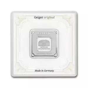 Geiger 1 oz .999 Fine Silver Square 
