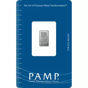 PAMP Fortuna 1 Gram Platinum Bar .999 (2)