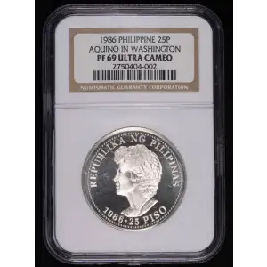 1986FM AQUINO'S WASHINGTON VISIT ULTRA CAMEO