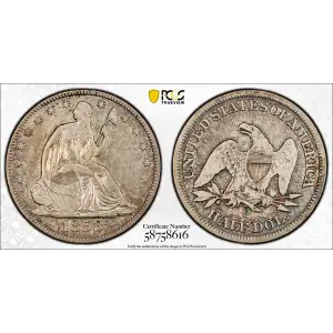 1853-O 50C WB-14, Arrows and Rays