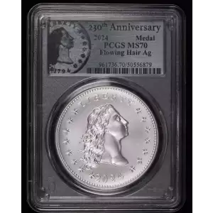 2024 Medal Flowing Hair Ag 230th Anniversary (4)