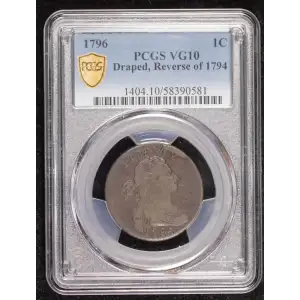 1796 1C Draped, Reverse of 1794, BN (2)