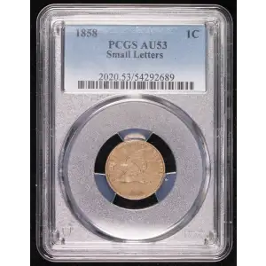 1858 1C Small Letters