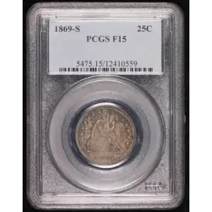 1869-S 25C