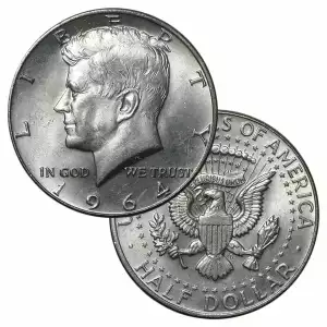 US 90% Silver Coinage - 1964 Kennedy