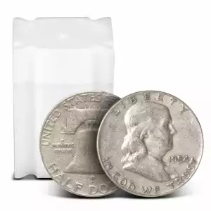 US 90% Silver Coinage - Franklin Halves